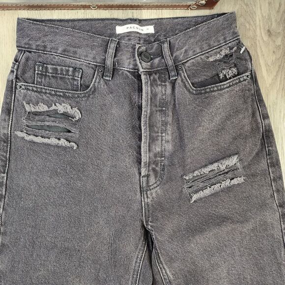 NWOT PacSun Ultra High Rise Slim Jeans size 24 - Picture 2 of 7